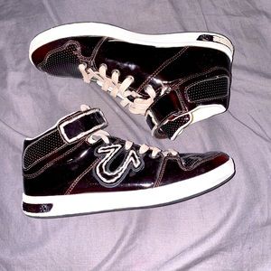 True Religion high top athletic shoes 10